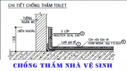 Chống thấm nhà vệ sinh Tphcm, Bình Dương, Đồng Nai, Vũng Tàu, Hà Tĩnh