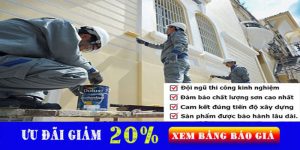 Thợ sơn nhà chuyên nghiệp tại quận Tân Phú uy tín