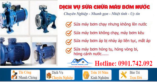 Thợ sửa máy bơm nước tại nhà quận Tân Phú