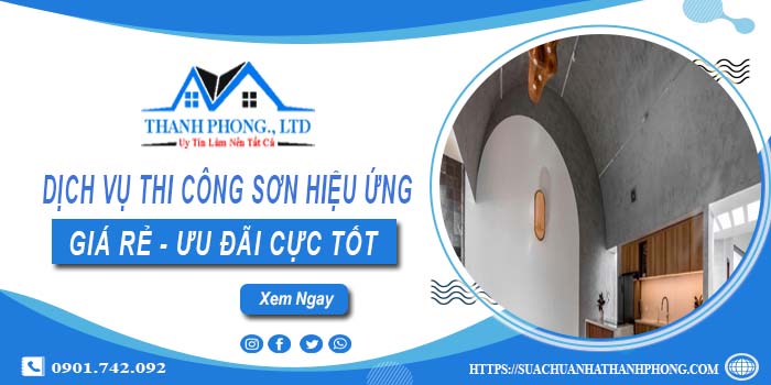 Bảng báo giá thi công sơn hiệu ứng tại Gò Vấp【Ưu đãi 10%】