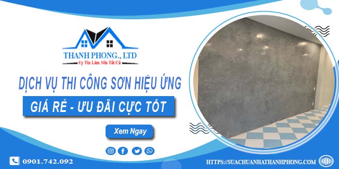 Bảng báo giá thi công sơn hiệu ứng tại Nhà Bè【Ưu đãi 10%】