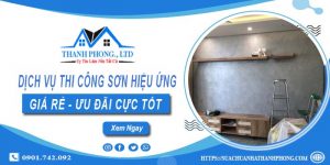 Bảng báo giá thi công sơn hiệu ứng tại Quận 10【Ưu đãi 10%】