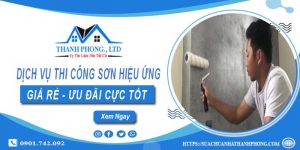 Bảng báo giá thi công sơn hiệu ứng tại Quận 11【Ưu đãi 10%】