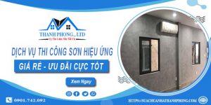 Bảng báo giá thi công sơn hiệu ứng tại Quận 3【Ưu đãi 10%】