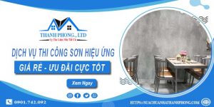 Bảng báo giá thi công sơn hiệu ứng tại Quận 5【Ưu đãi 10%】