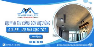 Bảng báo giá thi công sơn hiệu ứng tại Tân Phú【Ưu đãi 10%】