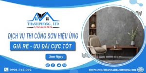 Bảng báo giá thi công sơn hiệu ứng tại Tp Đà Lạt【Ưu đãi 10%】