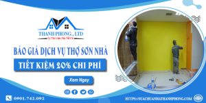 Báo giá dịch vụ thợ sơn nhà tại Hóc Môn | Tiết kiệm 20% chi phí