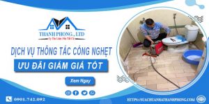 Báo giá dịch vụ thông tắc cống nghẹt tại Hải Phòng | Ưu đãi 20%