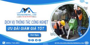 Báo giá dịch vụ thông tắc cống nghẹt tại Hậu Giang | Ưu đãi 20%