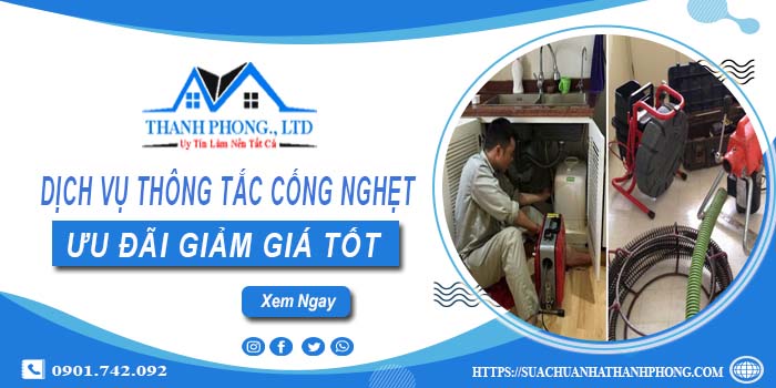 Báo giá dịch vụ thông tắc cống nghẹt tại Phú Quốc | Ưu đãi 20%