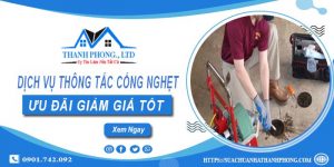 Báo giá dịch vụ thông tắc cống nghẹt tại Tp. Huế | Ưu đãi 20%