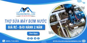 Thợ chuyên sửa máy bơm nước tại Biên Hoà【Bảo hành 2 năm】