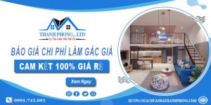 Báo giá chi phí làm gác giả tại quận 11【Cam kết 100% giá rẻ】