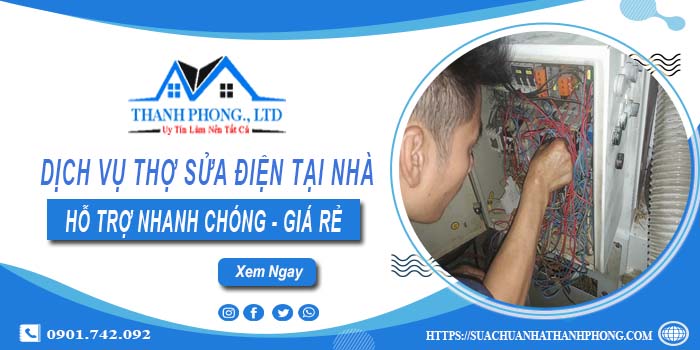 Dịch vụ thợ sửa điện tại Củ Chi gần đây【Lh 0901 742 092】