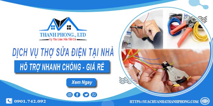 Dịch vụ thợ sửa điện tại Gò Vấp gần đây【Lh 0901 742 092】