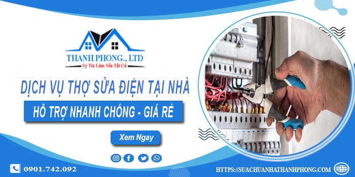 Dịch vụ thợ sửa điện tại Quận 2 gần đây【Lh 0901 742 092】