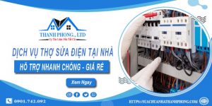 Dịch vụ thợ sửa điện tại Quận 4 gần đây【Lh 0901 742 092】