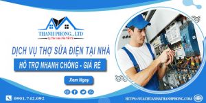 Dịch vụ thợ sửa điện tại Quận 6 gần đây【Lh 0901 742 092】