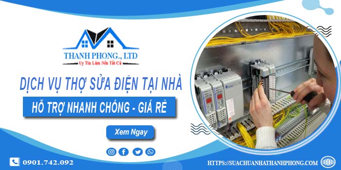 Dịch vụ thợ sửa điện tại Tân Bình gần đây【Lh 0901 742 092】