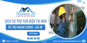 Dịch vụ thợ sửa điện tại Tp Tân An gần đây【Lh 0901742092】