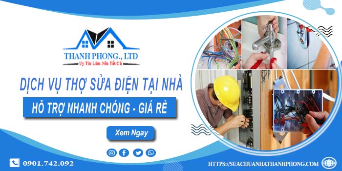 Dịch vụ thợ sửa điện tại Tp Vũng Tàu gần đây【Lh 0901742092】