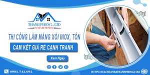 Thi công làm máng xối Inox, Tôn tại Củ Chi【Cam kết giá rẻ】