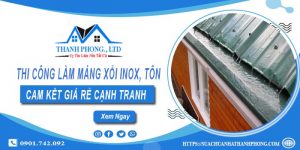 Thi công làm máng xối Inox, Tôn tại Gia Lâm【Cam kết giá rẻ】