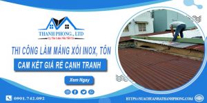 Thi công máng xối Inox, Tôn tại Tp Thuận An【Cam kết giá rẻ】