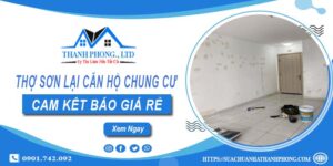 Thợ sơn lại căn hộ chung cư tại Khánh Hoà【Cam kết giá rẻ】