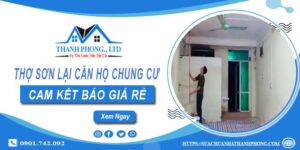 Thợ sơn lại căn hộ chung cư tại Tây Ninh -【Cam Kết Giá Rẻ】