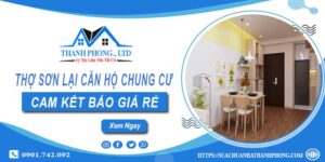 Thợ sơn lại căn hộ chung cư tại Tp.Tân An【Cam Kết Giá Rẻ】