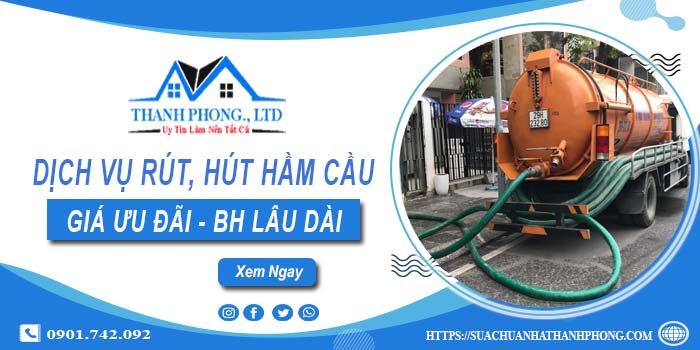 Bảng giá dịch vụ rút, hút hầm cầu tại Sóc Sơn -【Chỉ từ 299K】