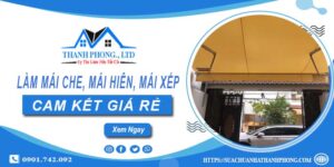Làm mái che, mái hiên, mái xếp tại Ba Đình【cam kết giá rẻ】