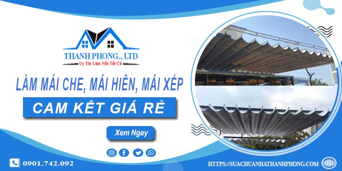 Làm mái che, mái hiên, mái xếp tại Bà Rịa -【Cam kết giá rẻ】