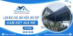 Làm mái che, mái hiên, mái xếp tại Bình Chánh -【Cam kết giá rẻ】