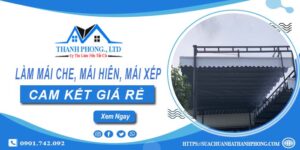 Làm mái che, mái hiên, mái xếp tại Cam Ranh【cam kết giá rẻ】