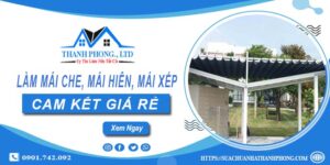 Làm mái che, mái hiên, mái xếp tại Cầu Giấy【cam kết giá rẻ】