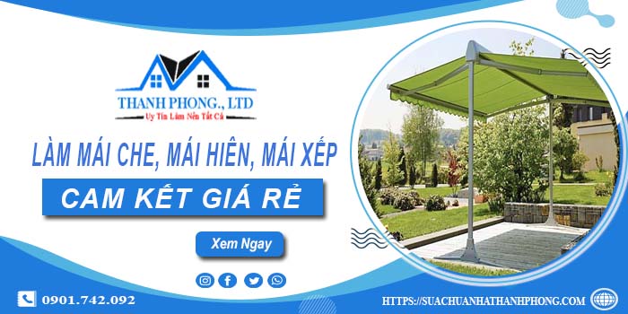 Làm mái che, mái hiên, mái xếp tại Gia Lâm【cam kết giá rẻ】
