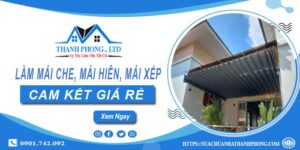 Làm mái che, mái hiên, mái xếp tại Hà Đông【cam kết giá rẻ】