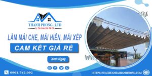 Làm mái che, mái hiên, mái xếp tại Hoài Đức【cam kết giá rẻ】