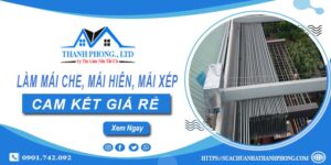 Làm mái che, mái hiên, mái xếp tại Khánh Hòa【cam kết giá rẻ】