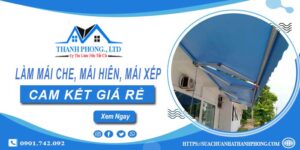 Làm mái che, mái hiên, mái xếp tại Mê Linh【cam kết giá rẻ】