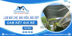 Làm mái che, mái hiên, mái xếp tại Phúc Thọ【cam kết giá rẻ】