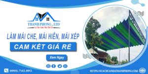 Làm mái che, mái hiên, mái xếp tại Quận 12 -【Cam kết giá rẻ】