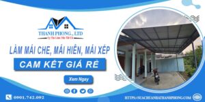 Làm mái che, mái hiên, mái xếp tại Quận 4 -【Cam kết giá rẻ】