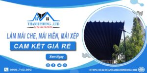 Làm mái che, mái hiên, mái xếp tại Quận 8 -【Cam kết giá rẻ】