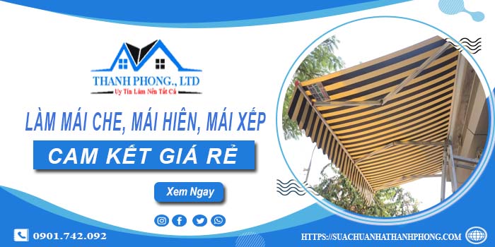 Làm mái che, mái hiên, mái xếp tại Sóc Sơn【cam kết giá rẻ】