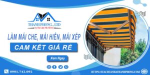 Làm mái che, mái hiên, mái xếp tại Thanh Oai【cam kết giá rẻ】