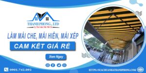 Làm mái che, mái hiên, mái xếp tại Ứng Hòa【cam kết giá rẻ】
